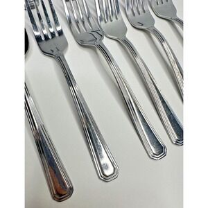 Hampton Silversmiths Rimmed Stainless Flatware 16 Pc Replacement Fork Spoon